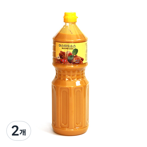 딜리셔스마켓 머스타드소스, 2kg, 2개