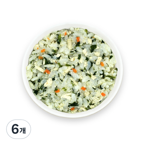 짱죽 유아용 실온 이유식 완료기 아기밥, 치킨시금치밥, 160g, 6개