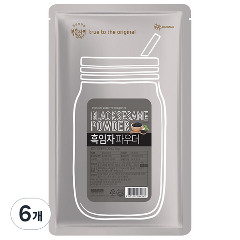 복음자리 흑임자 파우더, 1kg, 1개입, 6개
