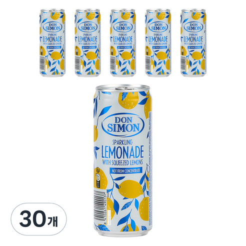 돈시몬 스파클링 레몬에이드, 30개, 330ml