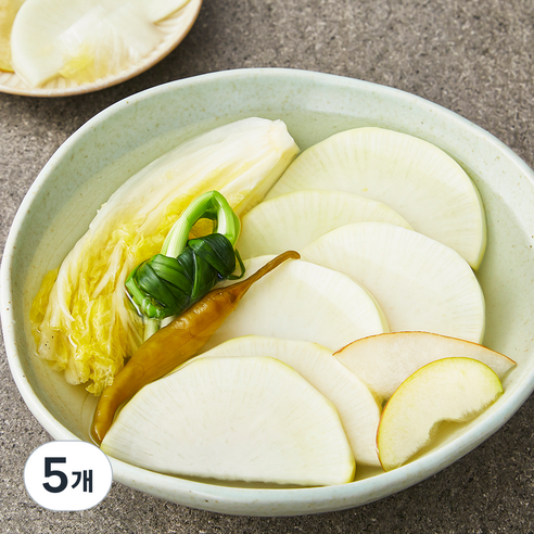 농가식품 동치미, 1.5kg, 5개