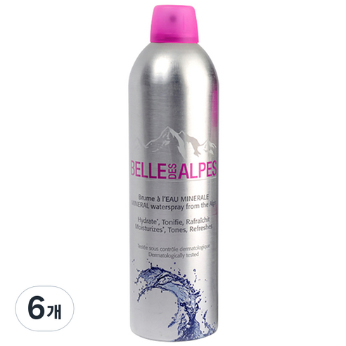 벨데스 알프스 미네랄워터 스프레이, 400ml, 6개