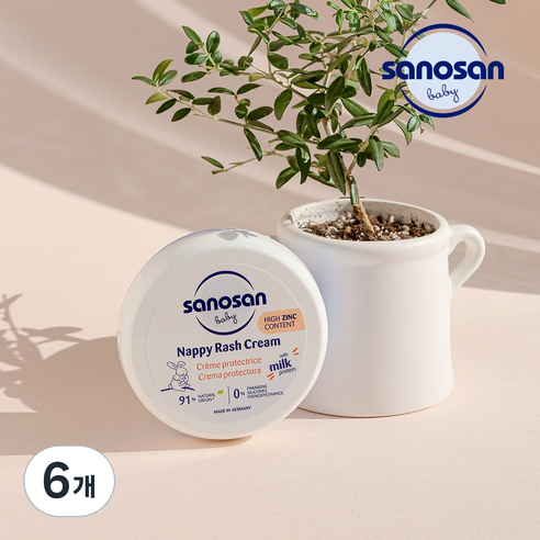 사노산 2.0 베이비 내피 래쉬 크림, 6개, 150ml