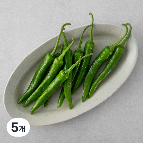 국내산 풋고추, 150g, 5개