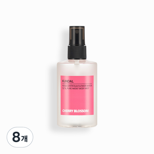 쿤달 퓨어 바디미스트 체리블라썸향, 128ml, 8개