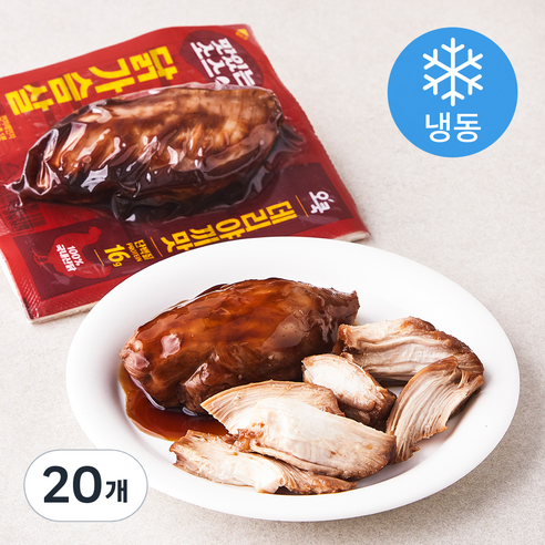 오쿡 맛있는 소스 닭가슴살 데리야끼맛 (냉동), 100g, 20개