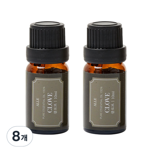 알레 비건 아로마 에센셜 오일 클로브, 10ml, 8개