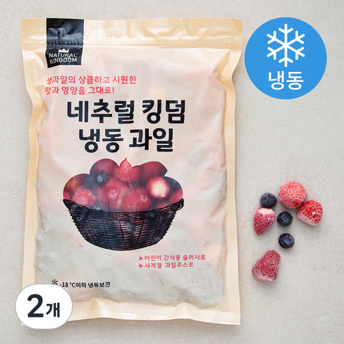 네추럴킹덤 딸기블루베리 믹스 (냉동), 800g, 2개