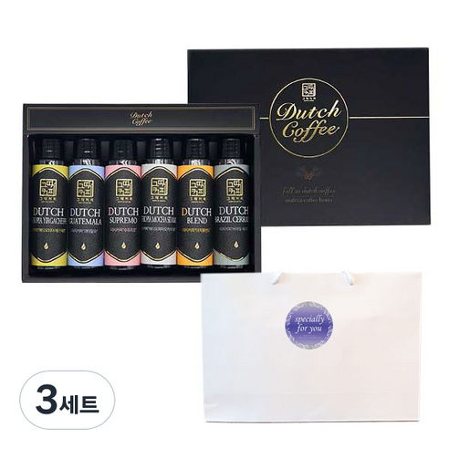그때 더치커피 세트 + 쇼핑백, 6종, 3세트