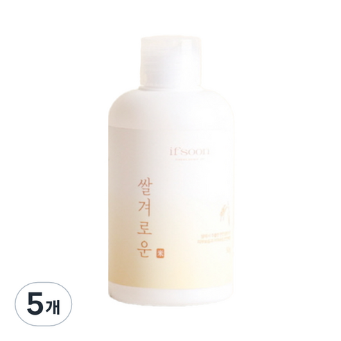 잎순 쌀겨로운 파우더워시 저자극 스크럽 세안제, 50g, 5개