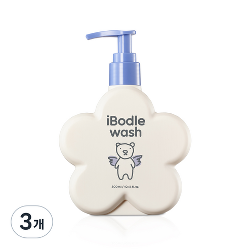 아이보들 바디워시, 300ml, 3개