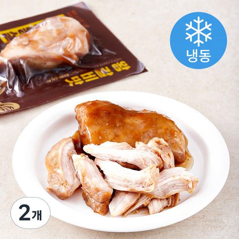 한끼통살 왕갈비맛 닭가슴살 (냉동), 100g, 2개