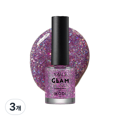 에뛰드 모디 글램 네일즈 9ml, 115호 멀버리가넷, 3개