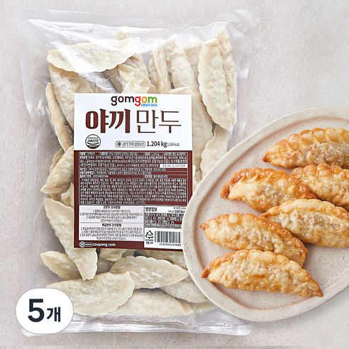 곰곰 야끼만두 (냉동), 1.204kg, 5개