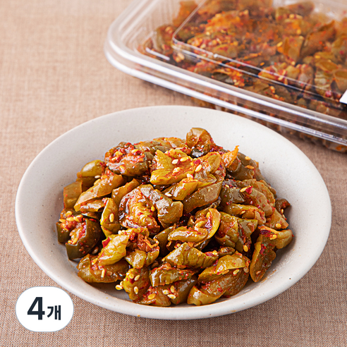 식탁위의사계 아삭 오이지 무침, 110g, 4개