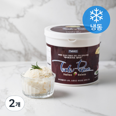 테이트프리모 젤라또 치즈케이크 (냉동), 750g, 1개입, 2개