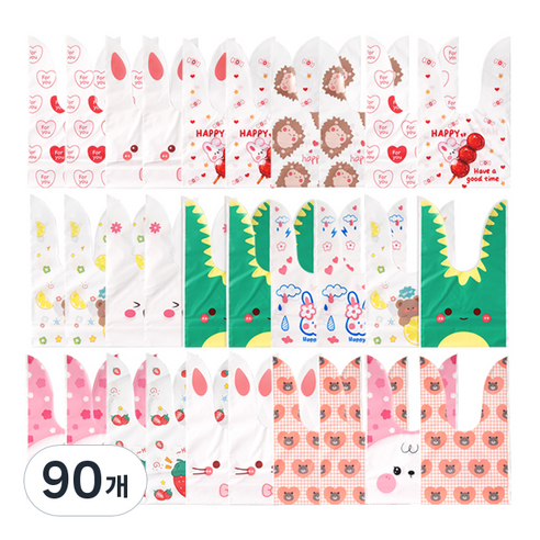 러블리 미니 포장주머니, 랜덤발송, 90개