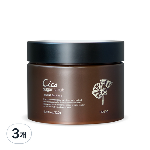 모엔드 시카 슈가 바디스크럽, 120g, 3개