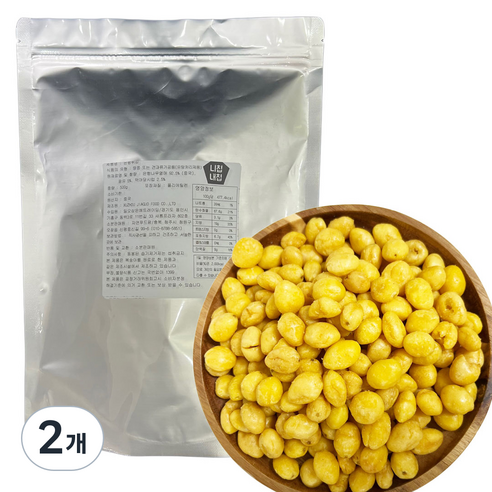 바삭하고 고소한 통 은행 튀김, 500g, 2개