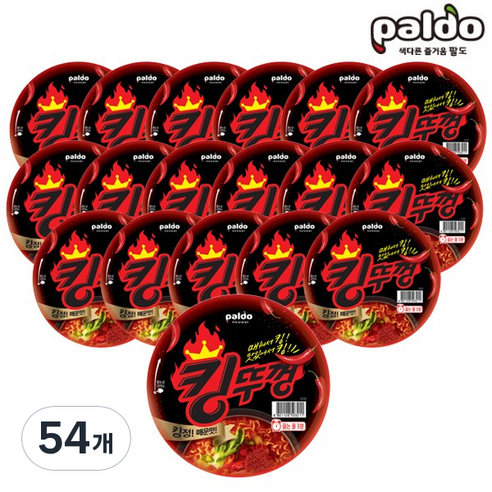 팔도 킹뚜껑 컵라면 110g, 54개