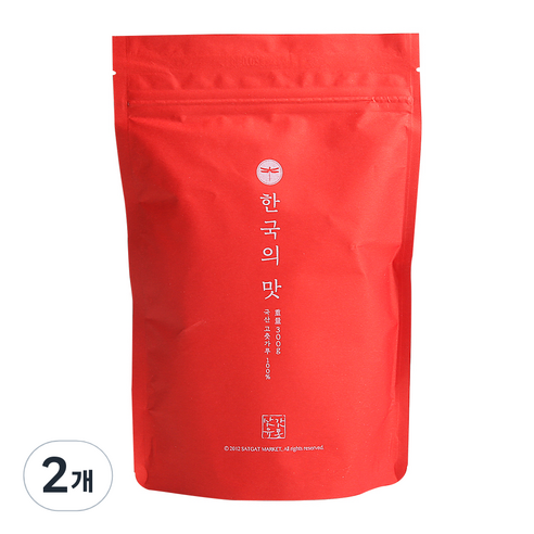 삿갓유통 국산 고춧가루 일반굵기, 300g, 2개