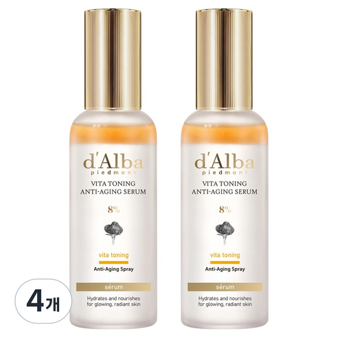 달바 비타 토닝 안티에이징 스프레이 세럼 8퍼센트, 70ml, 4개