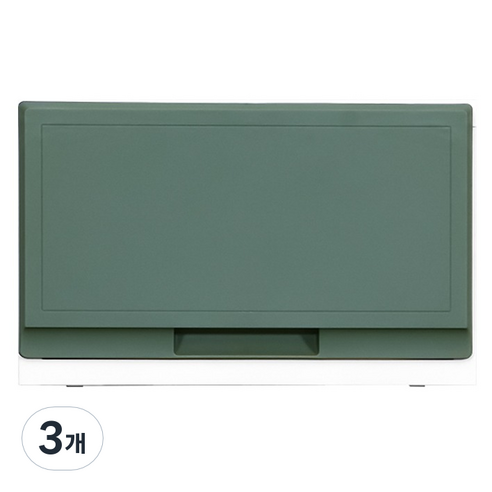 국내 제조 블렌딩 컬러 모듈 서랍장 1단 35, 그린, 3개