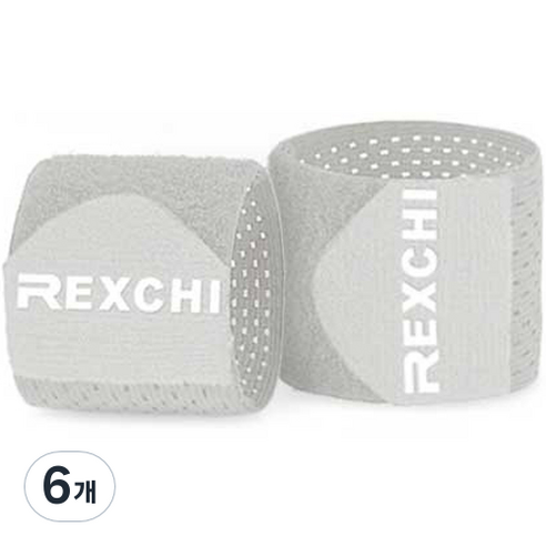 비즈온 슬림 손목 보호대 아대 그레이, 6개