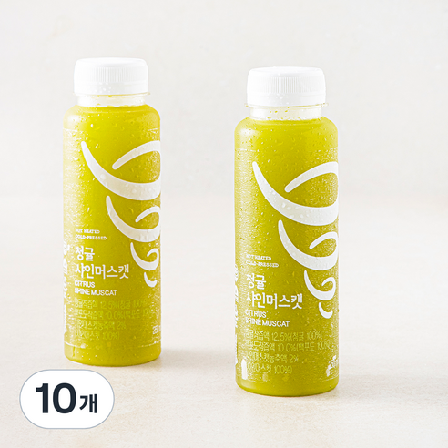 잠바주스 청귤샤인머스캣, 10개, 250ml
