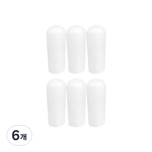 손가락보호골무 흰색 대 2p, 6개