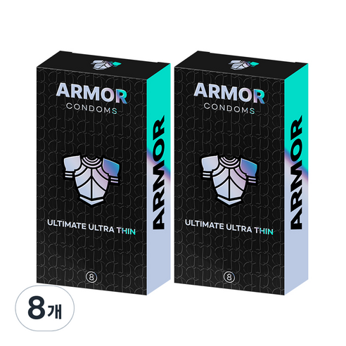 아머 얼티메이트울트라씬 콘돔, 8개, 8개입
