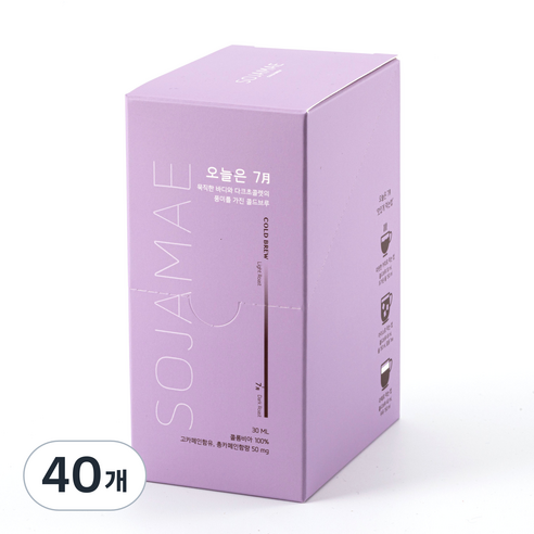 소자매 오늘은 7월 콜드브루 더치커피, 30ml, 10개입, 4개