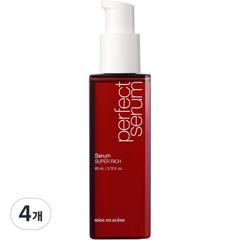 미쟝센 퍼펙트 슈퍼리치 헤어세럼, 80ml, 4개