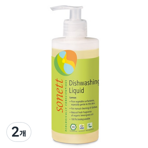소네트 주방세제 레몬, 300ml, 2개