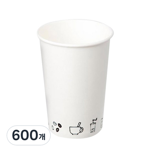 더빈썸 드로잉 종이컵 240ml, 600개입, 1개