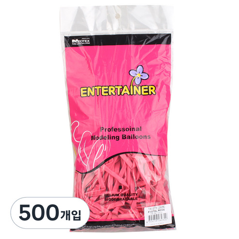 네오룬즈 260N 요술풍선, 파스텔  로즈, 500개입