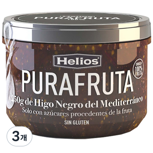 헬리오스 퓨라푸르타 무화과잼, 250g, 3개