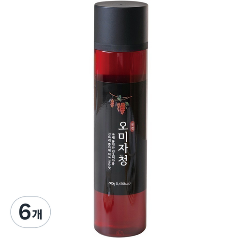 원티즈 문경 오미자청, 600g, 6개