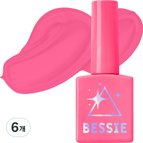 베씨 컬러젤 메탈프리즘, P19 SHUTTER PINK, 11ml, 6개