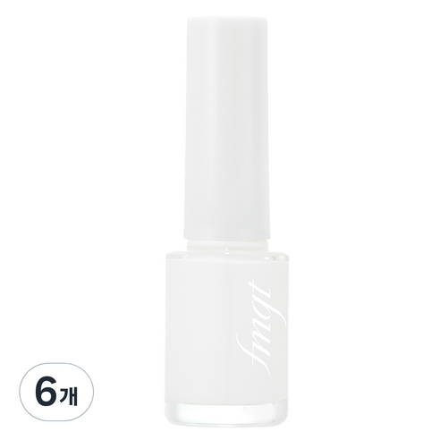 더페이스샵 fmgt 스타일 네일 7ml, 3WH 화이트 클래식, 6개