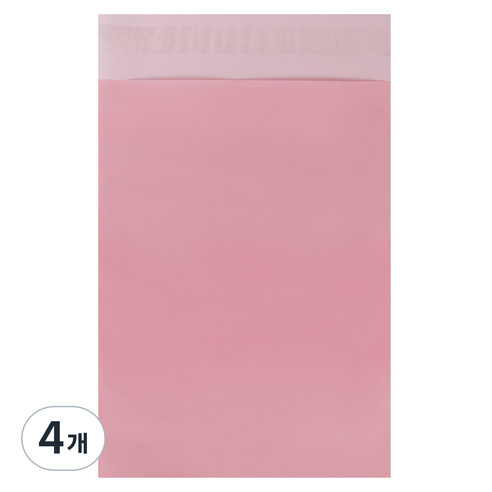 아이엔피 LDPE 택배봉투 연핑크 25p, 4개