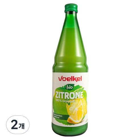 보엘켈 유기농 레몬주스, 2개, 750ml