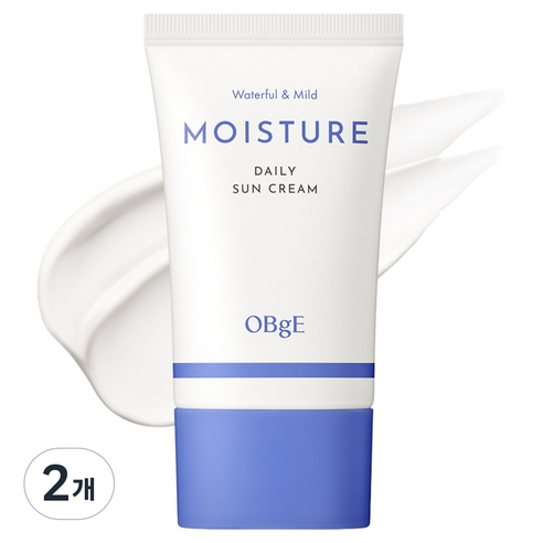 오브제 모이스처 데일리 선크림 SPF50+ PA++++, 2개, 50ml