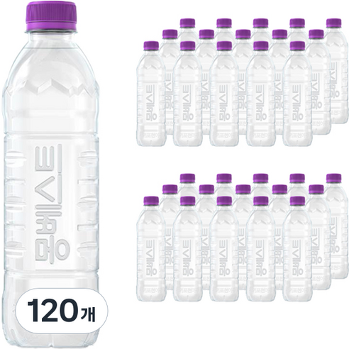 몽베스트 위드어스 무라벨 먹는샘물, 500ml, 120개