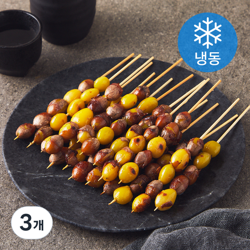 냉동은행꼬치 속피 (냉동), 3개, 400g