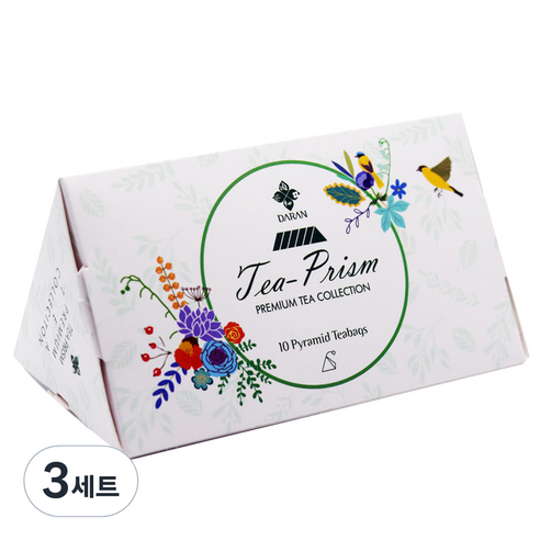 다란 티프리즘 컬렉션 10티백 세트, TA인기 허브차, 3세트