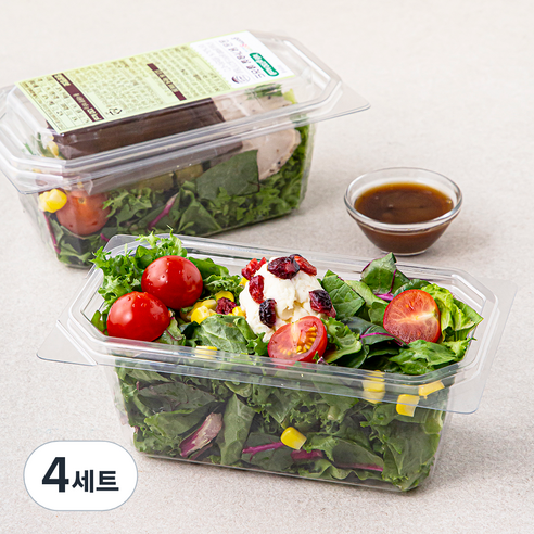 곰곰 리코타치즈 샐러드& 곰곰 닭가슴살 샐러드, 330g, 4세트