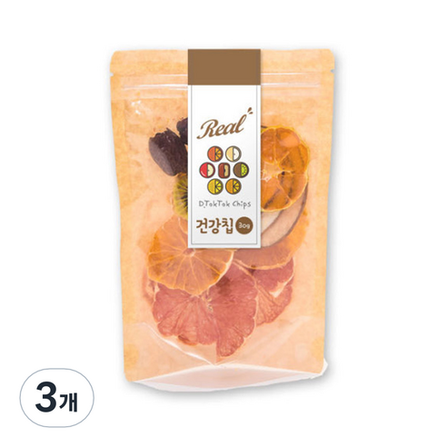 디톡톡 건조 과일 건강칩, 30g, 1개입, 3개