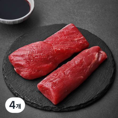 빌라스포크 무항생제 인증 한돈 안심 장조림용 (냉장), 300g, 4개