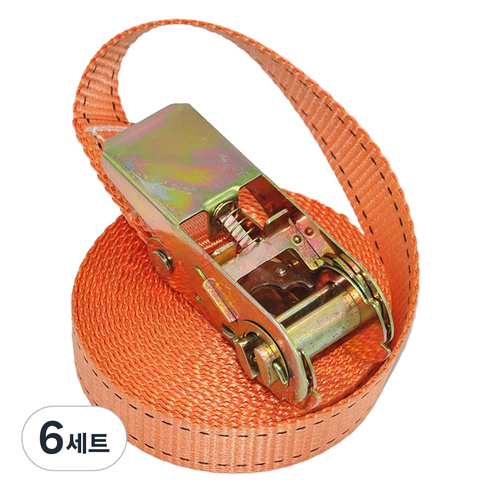 1톤 화물 깔깔이 자동바 + 벨트 세트, 6세트